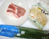 ニラ豚バラもやし炒め♪簡単作り方1写真