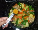 豚肉じゃが芋のカレー粉炒め♪簡単作り方15写真