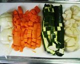 生のトマトで作るミネストローネ♪作り方1写真