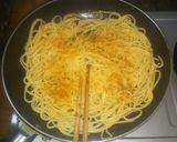 ハルジオンのからしマヨネーズ炒めパスタ作り方6写真
