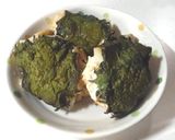 鶏ひき肉とおジャガの大葉巻きハンバーグ作り方4写真