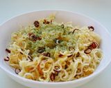 サッポロ一番塩ラーメンのペペロンチーノ作り方7写真