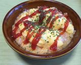 時短簡単！オムライス風たまごかけご飯♪作り方9写真