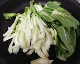 スピード料理！チンゲン菜の煮びたし作り方1写真