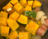 絶品☆さつまいもとかぼちゃのサラダ作り方3写真