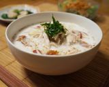 スープが美味しい☆豆乳の鶏そうめん作り方4写真