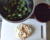 きゅうりとちくわのごま酢あえ作り方1写真