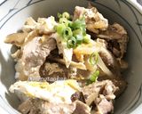 豚肉とゴボウの柳川風作り方6写真