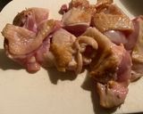 簡単　トマト缶と鳥モモ肉のスープ作り方8写真