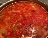 簡単　トマト缶と鳥モモ肉のスープ作り方9写真