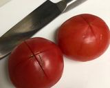 トマトと春玉ねぎのサラダソース作り方1写真