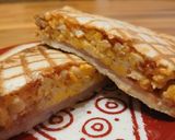 ハム＆スクランブルエッグ☆ホットサンド作り方3写真