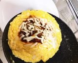 とろーりチーズのミートオムレツ作り方8写真
