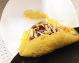 とろーりチーズのミートオムレツ作り方9写真