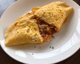 とろーりチーズのミートオムレツ作り方12写真