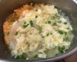 玉ねぎ入り卵スープ作り方2写真