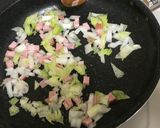 姜葱醤としゃもじ箸二刀流で簡単炒飯作り方2写真