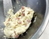 チーズとベーコンポテトのオープンサンド作り方1写真
