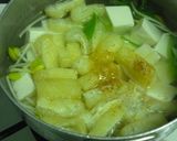大鰐温泉もやしと豆腐の味噌汁♪作り方3写真