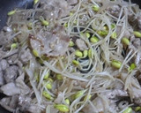 大鰐温泉もやしと豚こまのオイスター炒め♪作り方6写真