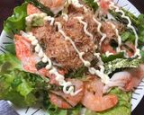 温泉卵がとろり★超簡単豪華サラダうどん作り方6写真