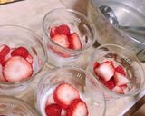 いちごと牛乳の二層ゼリー作り方7写真