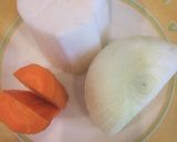 新玉ねぎと大根人参ハムのひらひらサラダ♪作り方1写真