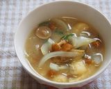 なめこと玉ねぎの味噌汁♪作り方6写真