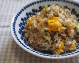 手作り山形だし入りチャーハン!食感美味!作り方8写真