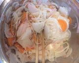 新玉ねぎと大根人参ハムのひらひらサラダ♪作り方9写真