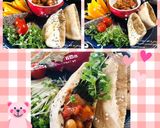 アラブのパン?…ピタパンサンドはいかが♪作り方6写真