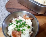 メスティンで焼き鳥缶の炊き込みご飯作り方5写真