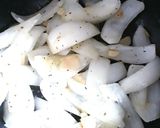 新玉ねぎと七味唐辛子のアーリオオーリオ作り方2写真
