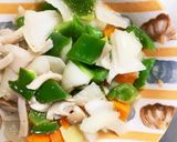 全てレンジ温野菜卵すごだれ味チャンプル作り方18写真