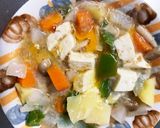 全てレンジ温野菜卵すごだれ味チャンプル作り方23写真