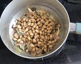 栄養満点！煎り大豆の味噌ミルクスープ作り方4写真