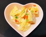 幼児食✮洗い物少なくレンチンオムレツ作り方6写真