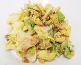 簡単に♪キャベツのにんにく味噌和え作り方3写真