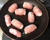 親子で作る肉巻きおにぎり♪作り方5写真