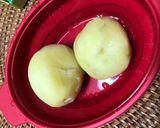 クリームチーズ入りいももち作り方1写真