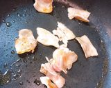 卵黄☆豚キムチ冷やしうどん作り方1写真