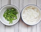 ランチに！簡単ナポリタン風甘辛焼うどん作り方1写真