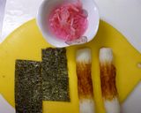 ☆お弁当に☆ちくわ巻き♪紅生姜＆のり作り方1写真