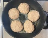 簡単！柔らか〜い合挽きミンチのハンバーグ作り方22写真