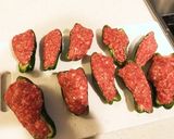 煮込みピーマンの肉詰め作り方3写真