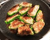 煮込みピーマンの肉詰め作り方4写真