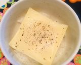 寝ぼけ眼の朝ごはん★半熟卵のマヨトロチー作り方2写真