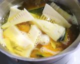 朝♪筍と冷凍南瓜のみそ汁★低ＦＯＤＭＡＰ作り方3写真