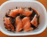 サーモンの塩昆布ヅケ作り方2写真