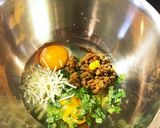 大葉の香りが漂う、チーズ納豆オムレツ作り方1写真